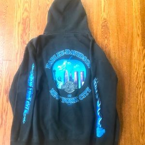 One of a kind Harley NYC hoodie